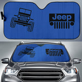 Jeep Grill Car Auto Sun Shades Air Force Blue Patterned 212901