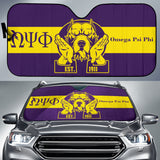 African Omega Psi Phi Car Auto Sun Shades Bulldog Style 212401