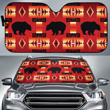 Seven Tribes Red Bear Car Auto Sun Shades 212301