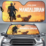 Mandalorian Car Auto Sun Shades Custom Star Wars Car Decoration 212901