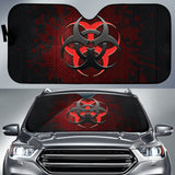 Biohazard Red Grunge Color Splash Car Auto Sun Shades 212101