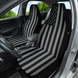 Patriotic American Flag Print Front Car Seat Cover 212901