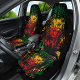 Colorful Jamaican Rasta Lions Car Seat Covers 211701