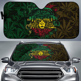 Jamaica and Rasta Lion Car Auto Sun Shades 211701