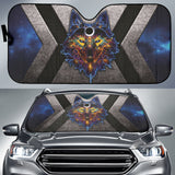 Spirit Animal Native American Wolf Car Auto Sun Shades 212901