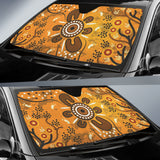 Australia Aboriginal Art In Spring Style Car Auto Sun Shades 212501