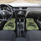 Jeep Offroad Drabolive Black Beach Palms Car Floor Mats Style 1 211701