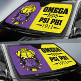 Omega Psi Phi Royal Bulldog 1911 Car Auto Sun Shades 212401