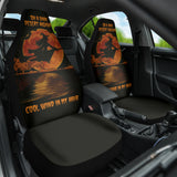 Witch Fly On A Dark Desert Highway Car Seat Covers 212201