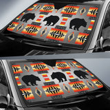 Seven Tribes Black And White Bear Car Auto Sun Shades 212301