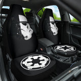 Stormtrooper Darth Vader Half Face with Galactic Empire Logo Star Wars Car Seat Covers 212901