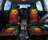 Colorful Jamaican Rasta Lions Car Seat Covers 211701