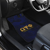 Omega Psi Phi Dark Blue Camo Car Floor Mats 210101