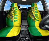 Jamaica Lion Car Seat Covers Flag Version Amazing 211701