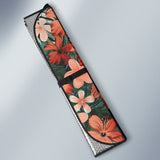 Amazing Kanaka Maoli Hawaiian Sea Turtle Tropical Hibiscus And Plumeria Flower Car Auto Sun Shades 212901