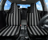 Patriotic American Flag Print Front Car Seat Cover 212901