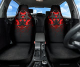 Biohazard Red Grunge Color Splash Car Seat Covers 212101