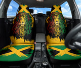 Jamaica Lion Flag Grunge Car Seat Covers 211701