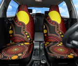 Australia Indigenous Circle Dot Car Seat Covers 1 212501