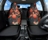Amazing Kanaka Maoli Hawaiian Sea Turtle Tropical Hibiscus And Plumeria Flower Car Seat Covers 212901
