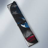 American Flag Wrinkle Car Auto Sun Shades 211701