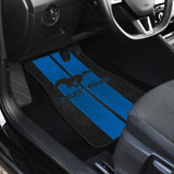 Blue Ford Mustang Fastback Muscle Car Floor Mats 210101