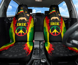 Lion Irie Rastafari Car Seat Covers Jah Bless 212101