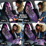 Witch Black Cat Glalaxy Car Seat Covers 212201