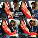African Delta Sigma Theta Car Auto Seat Covers Elephant Logo 212301