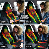 Rastafari Lion Jah Bless Car Seat Covers 211801