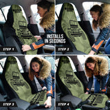 Jeep Offroad Drabolive Black Beach Palms Car Seat Covers Style 1 211701
