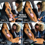Golden Retriever Car Seat Covers Funny Dog Face 212401