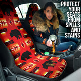 Seven Tribes Red Bear Car Seat Covers 212301