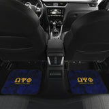Omega Psi Phi Dark Blue Camo Car Floor Mats 210101