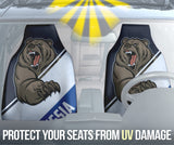 Russia Flag Fury Bear Amazing Decor Gift Idea Car Seat Covers 212801