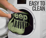 Jeep Offroad Drabolive Black Beach Palms Car Seat Covers 210101