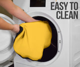 Amazing Pizza Pattern Yellow Background Car Seat Covers Style 2 210102