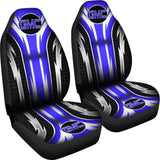 2 Front GMC Seat Covers Blue 144627 - YourCarButBetter