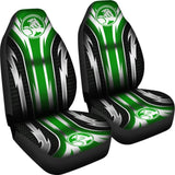 2 Front Holden Seat Covers Green 144627 - YourCarButBetter