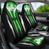 2 Front Holden Seat Covers Green 144627 - YourCarButBetter