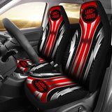 2 Front Land Rover Seat Covers Red 144627 - YourCarButBetter