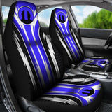 2 Front Mopar Seat Covers Blue 144627 - YourCarButBetter