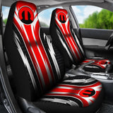 2 Front Mopar Seat Covers Red 144627 - YourCarButBetter