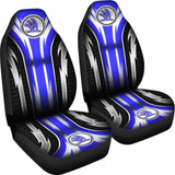 2 Front Skoda Seat Covers Blue 144627 - YourCarButBetter