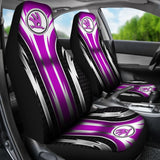 2 Front Skoda Seat Covers Pink 144627 - YourCarButBetter