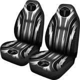 2 Front Tesla Seat Covers Grey 144627 - YourCarButBetter