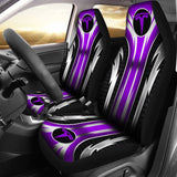 2 Front Tesla Seat Covers Purple 144627 - YourCarButBetter