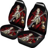 2 Pcs Gothic Grim Reaper Car Seat Covers 101819 - YourCarButBetter