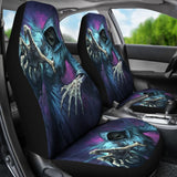 2 Pcs Grim Reaper Car Seat Covers 101819 - YourCarButBetter