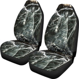 2 Pcs Grim Reaper Car Seat Covers 101819 - YourCarButBetter
